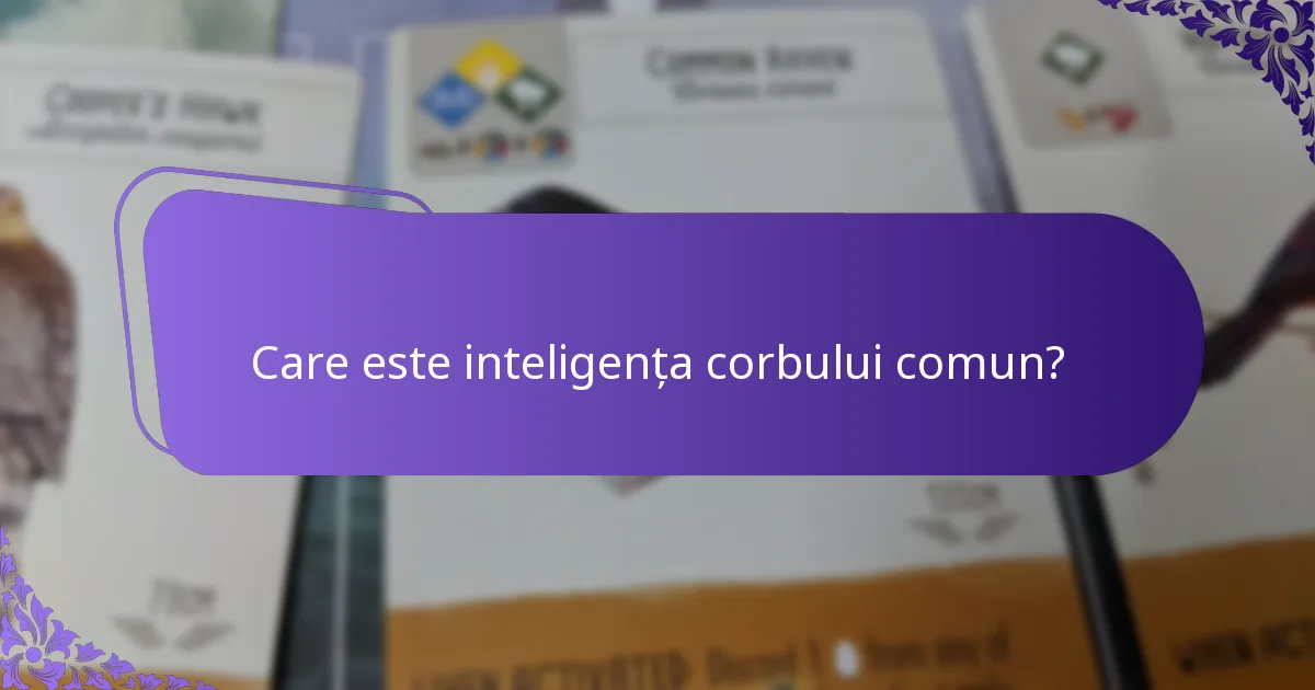 Unde trăiește corbul comun?
