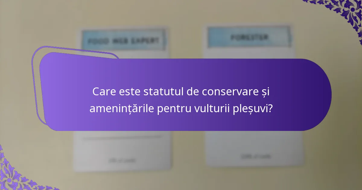 Care este dieta vulturului pleșuv?