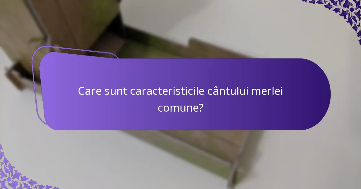 Cum se reproduce merla comună?