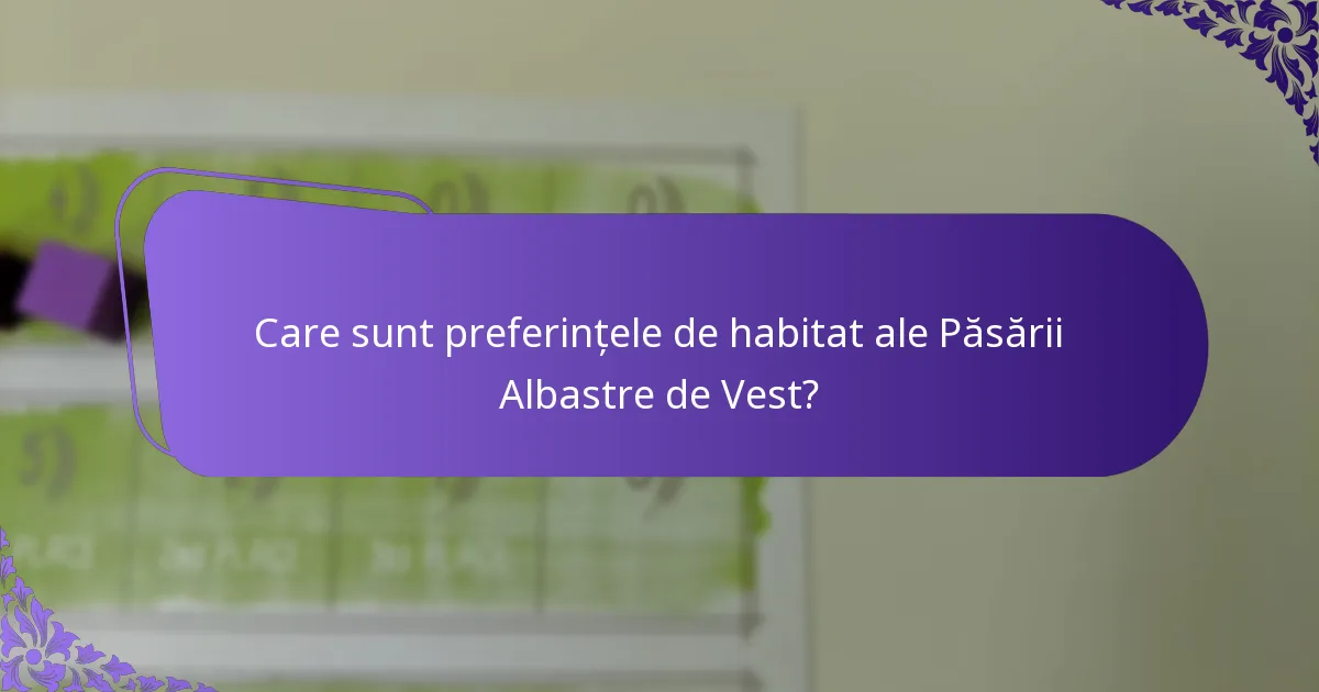 Ce mănâncă Pasărea Albastră de Vest?