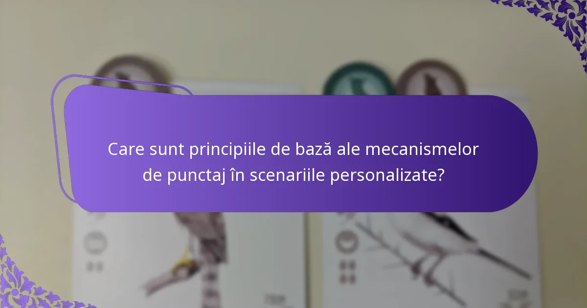 Ce factori ar trebui luați în considerare atunci când se proiectează sisteme de punctaj?