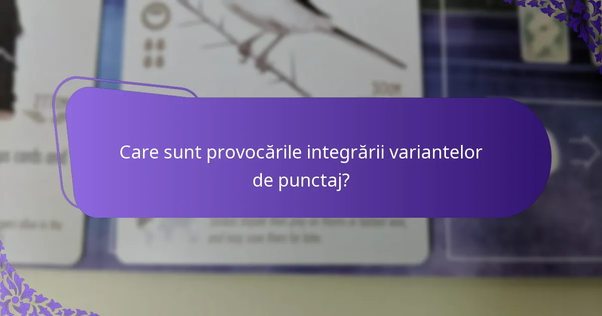 Care sunt cele mai eficiente sisteme de punctaj pentru integrarea tematică?