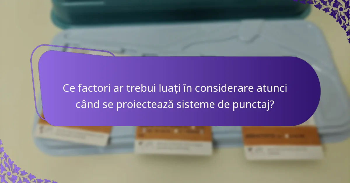 Care sunt capcanele comune în implementarea mecanismelor de punctaj?