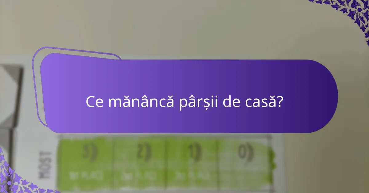 Cum afectează comportamentele sociale populațiile de pârși de casă?
