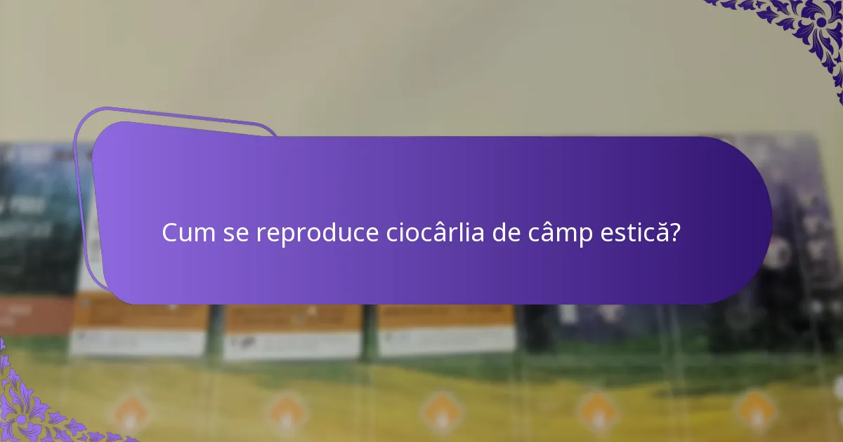 Care este statutul de conservare și amenințările pentru ciocârlia de câmp estică?