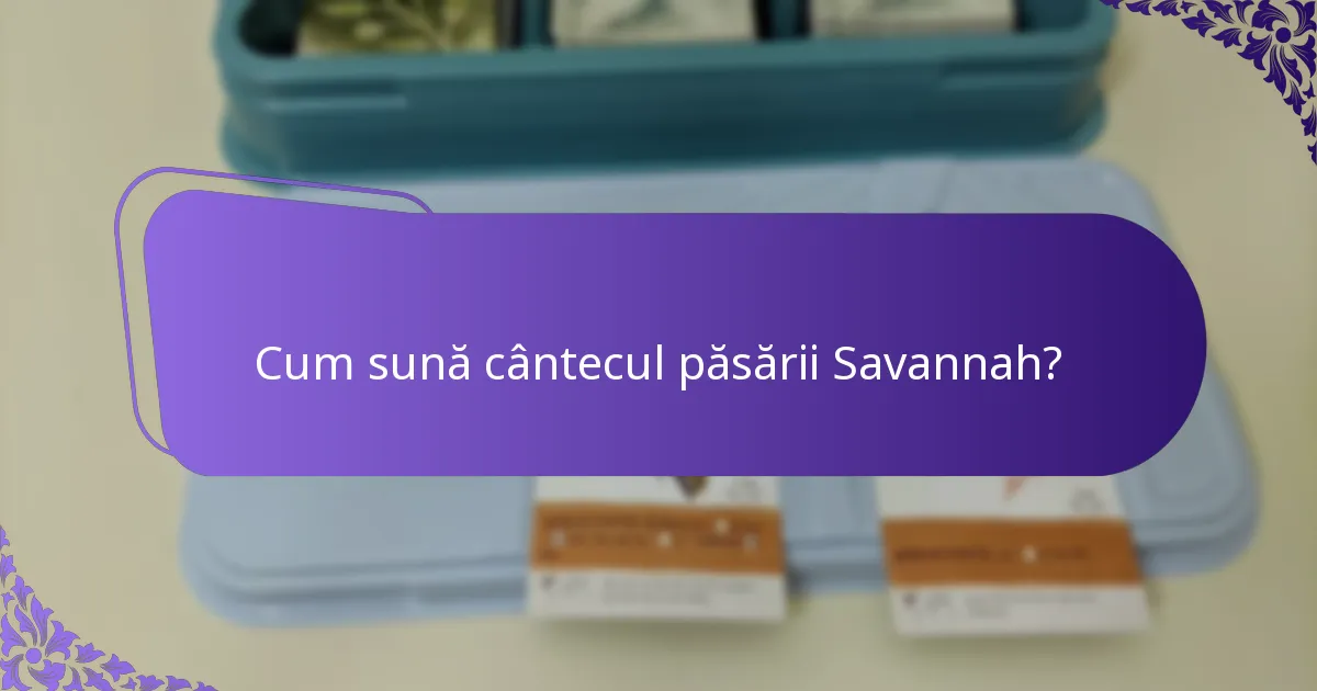 Ce amenințări întâmpină păsările Savannah în habitatul lor?